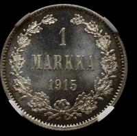 1 марка 1915 года S Для Финляндии