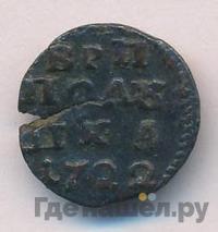 Полушка 1722 года