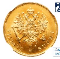 10 марок 1882 года S Для Финляндии