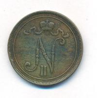 10 пенни 1895 года  Для Финляндии