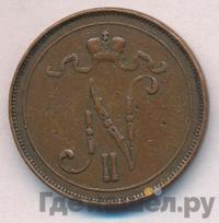 10 пенни 1908 года  Для Финляндии