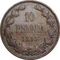 10 пенни 1895 года  Для Финляндии