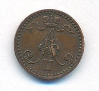 1 пенни 1869 года  Для Финляндии