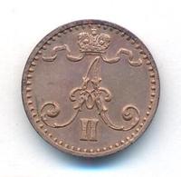 1 пенни 1871 года  Для Финляндии