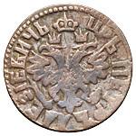 Полушка 1704 года