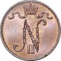 1 пенни 1914 года  Для Финляндии