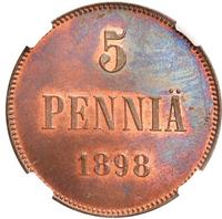5 пенни 1898 года  Для Финляндии