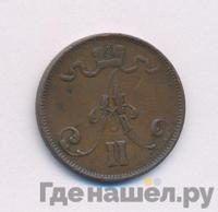 5 пенни 1875 года  Для Финляндии