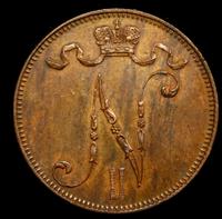 5 пенни 1901 года  Для Финляндии