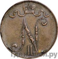 5 пенни 1905 года  Для Финляндии