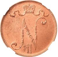 5 пенни 1911 года  Для Финляндии