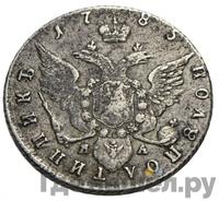 Полуполтинник 1785 года