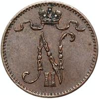 1 пенни 1907 года  Для Финляндии