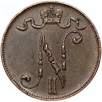 5 пенни 1910 года  Для Финляндии