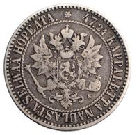 2 марки 1865 года S Для Финляндии