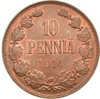 10 пенни 1914 года  Для Финляндии