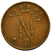 5 пенни 1910 года  Для Финляндии