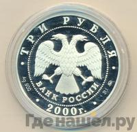 3 рубля 2000 года ММД
