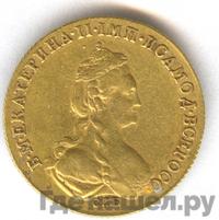 5 рублей 1782 года