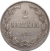 2 марки 1908 года L Для Финляндии