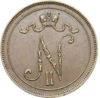 10 пенни 1910 года  Для Финляндии