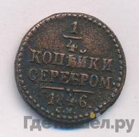 1/4 копейки 1846 года