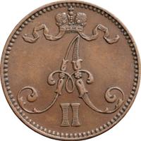 5 пенни 1865 года  Для Финляндии