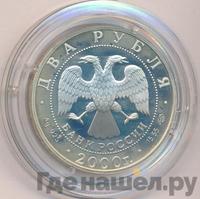2 рубля 2000 года СПМД