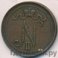 10 пенни 1909 года  Для Финляндии