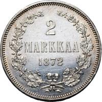 2 марки 1872 года S Для Финляндии