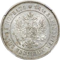 1 марка 1890 года L Для Финляндии