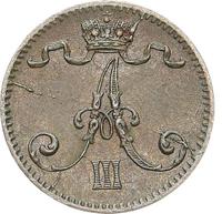 1 пенни 1884 года  Для Финляндии