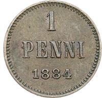 1 пенни 1884 года  Для Финляндии