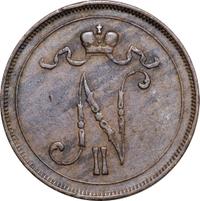 10 пенни 1900 года  Для Финляндии