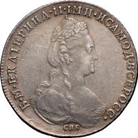 1 рубль 1782 года