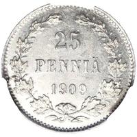25 пенни 1909 года L Для Финляндии