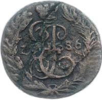 Полушка 1786 года