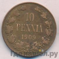 10 пенни 1909 года  Для Финляндии