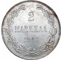 2 марки 1906 года L Для Финляндии