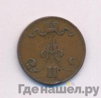 5 пенни 1872 года  Для Финляндии