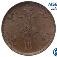 1 пенни 1883 года  Для Финляндии