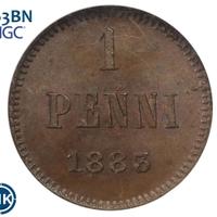1 пенни 1883 года  Для Финляндии