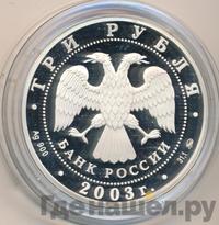 3 рубля 2003 года СПМД