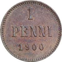 1 пенни 1899 года  Для Финляндии