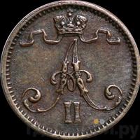 1 пенни 1872 года  Для Финляндии