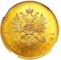 20 марок 1880 года S Для Финляндии
