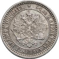 1 марка 1866 года S Для Финляндии