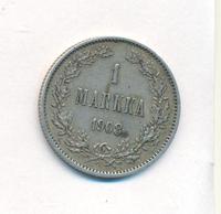 1 марка 1908 года L Для Финляндии