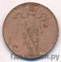 5 пенни 1896 года  Для Финляндии