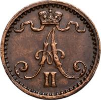 1 пенни 1871 года  Для Финляндии